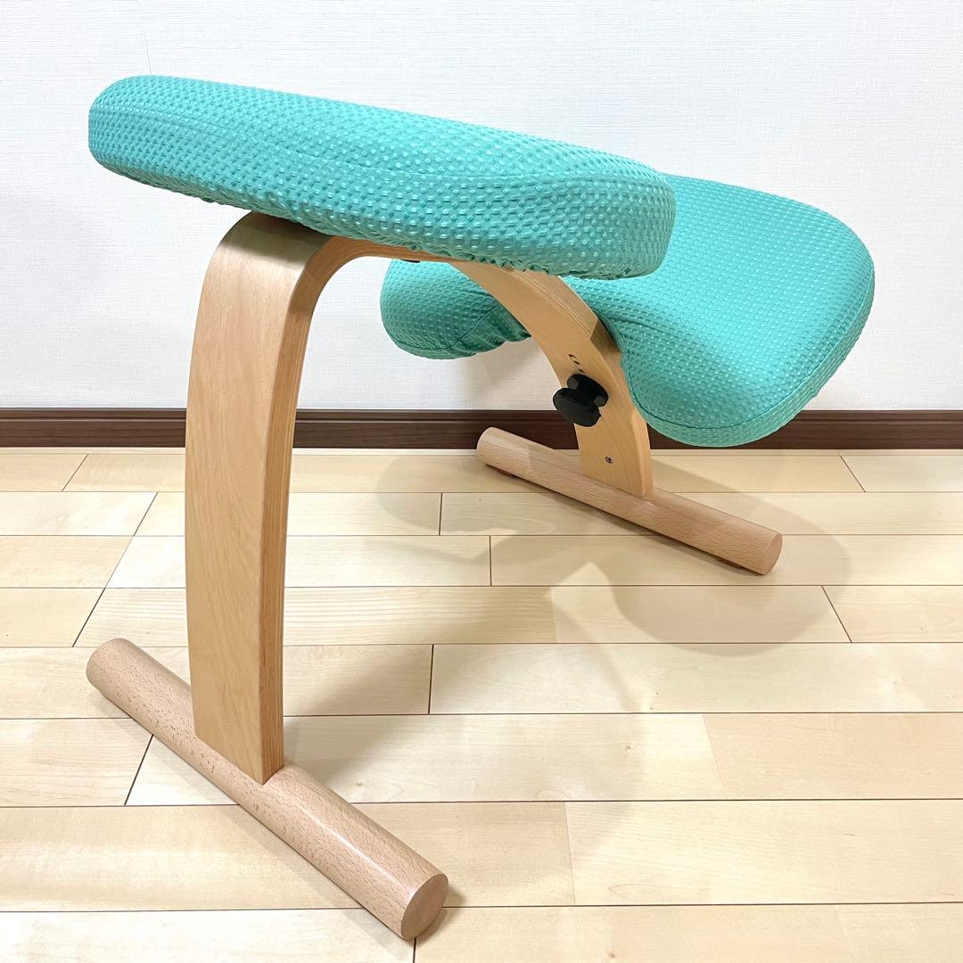 バランスチェア バランスイージー ライトグリーン 中古美品