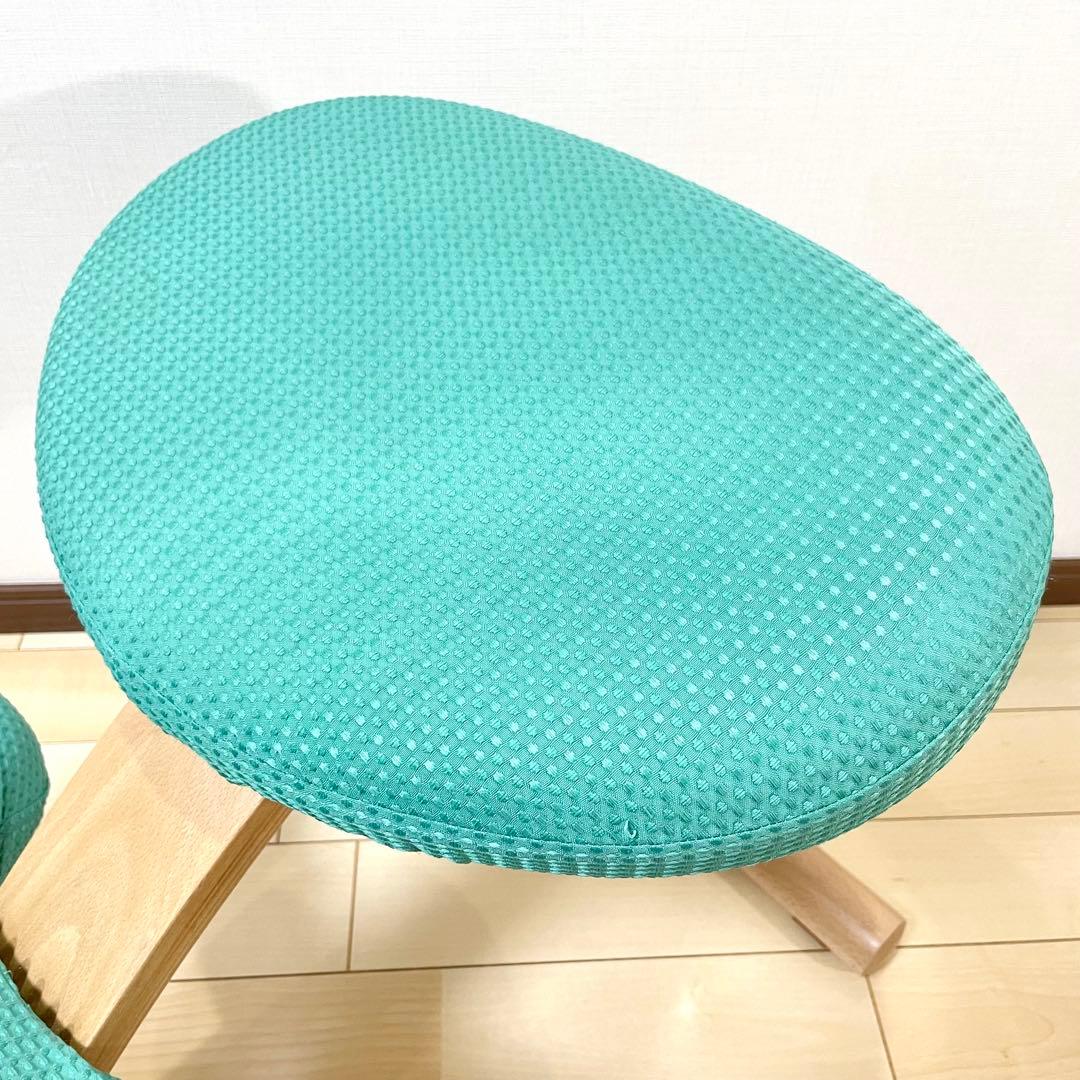 バランスチェア バランスイージー ライトグリーン 中古美品