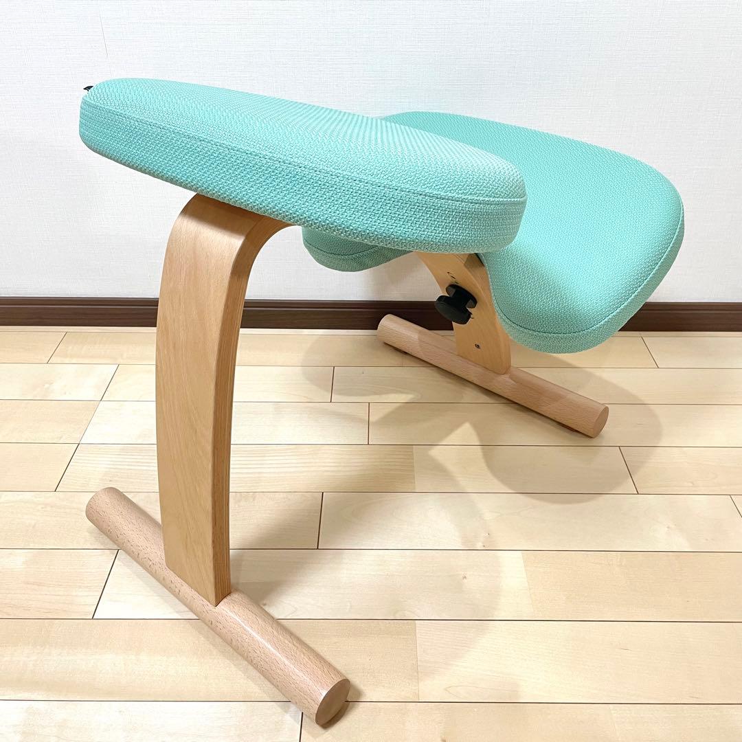 バランスチェア バランスイージー ライトグリーン 中古美品