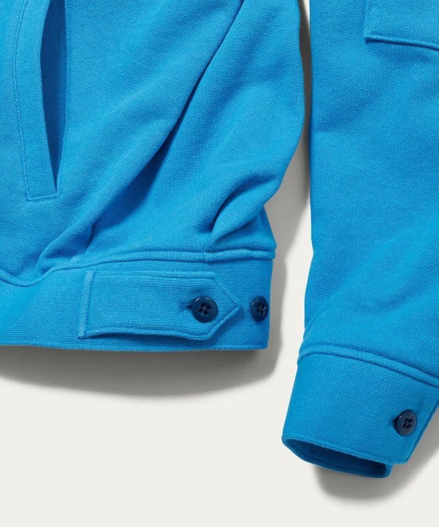 新品★別注 アイゼンハワー ジップ ジャケット 襟付き ブルー Dickies