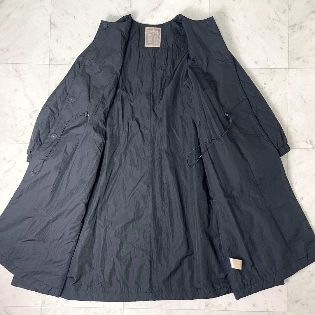 専用【美品】ビアズリー 袖バルーンキルトコート ドローコード 黒 フリーサイズ
