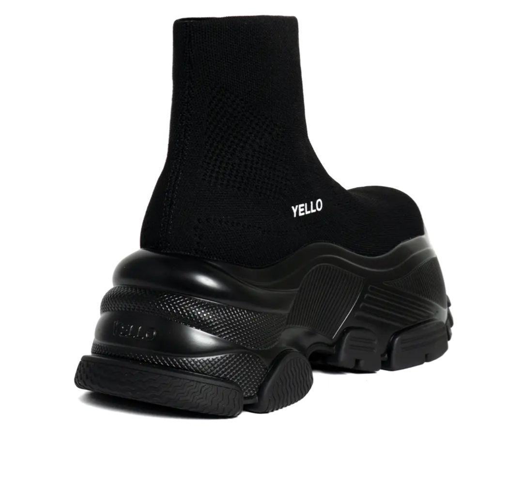 完売品★YELLO★BLACK WHALE SHORT BOOTS★Mサイズ