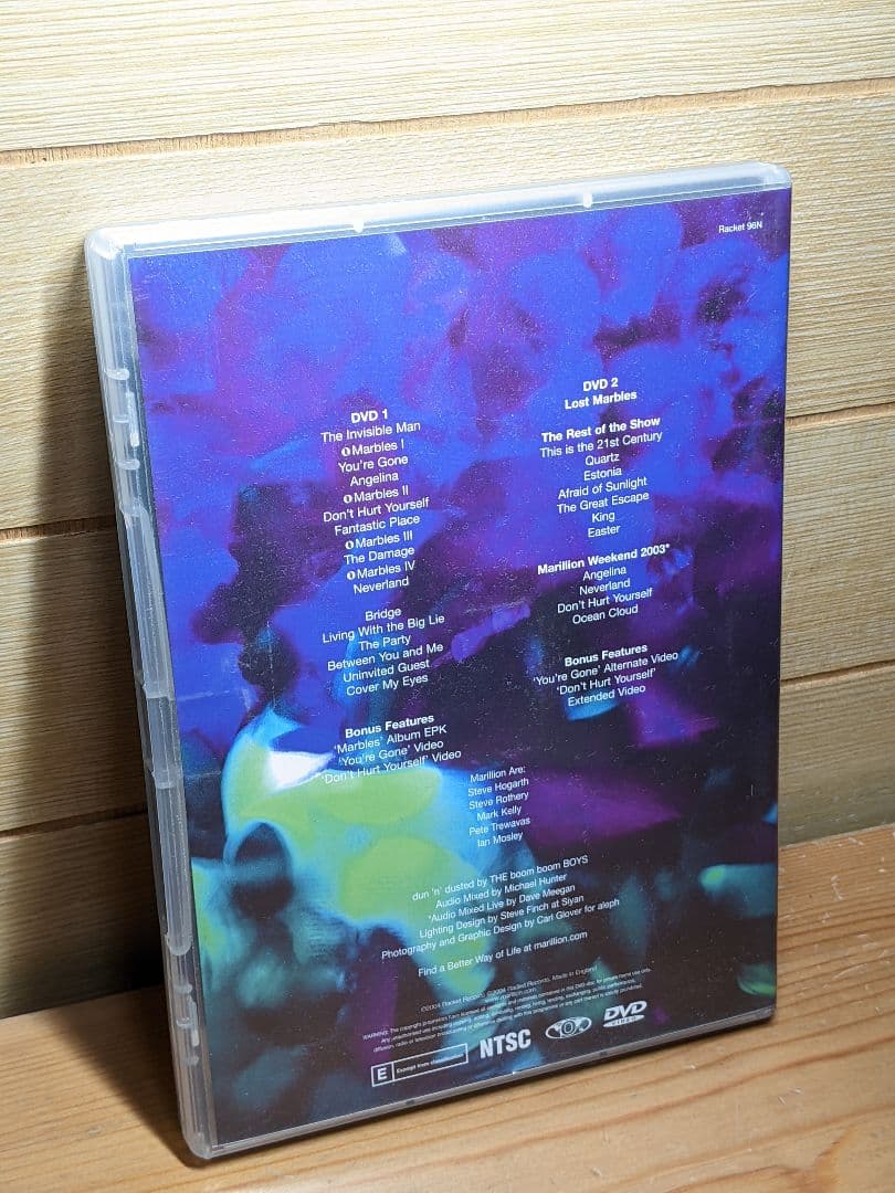 DVD Marillion マリリオン Marbles On The Road