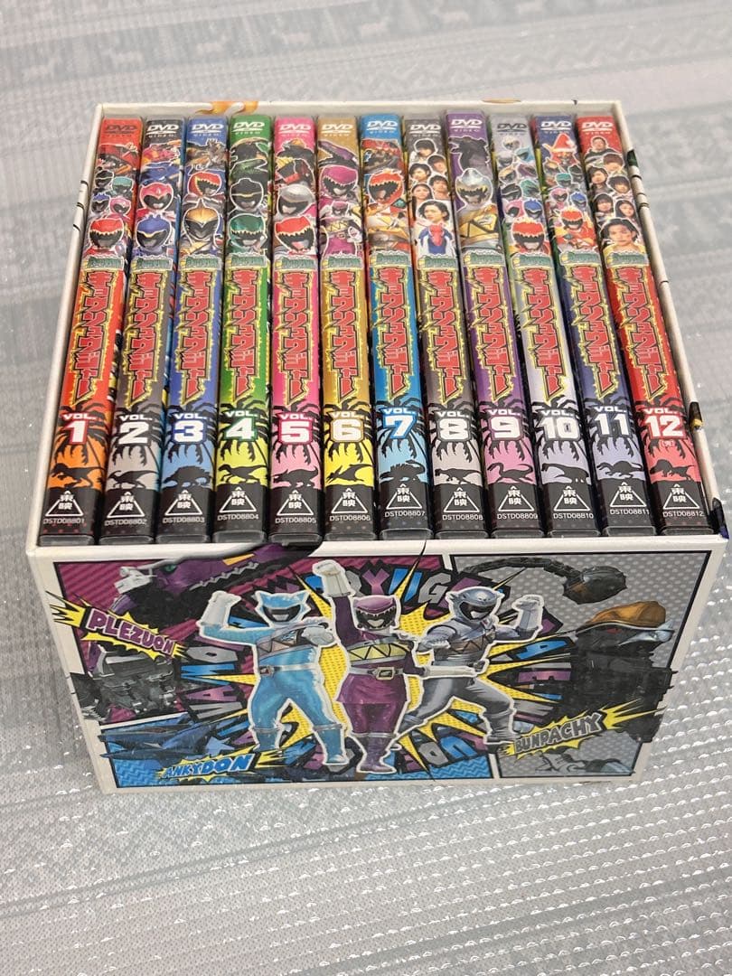 全巻セットDVD 獣電戦隊 キョウリュウジャー 全12巻全巻収納BOX付き