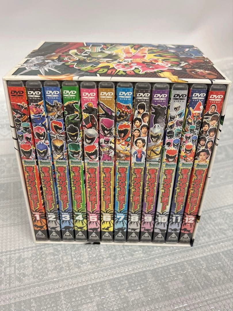 全巻セットDVD 獣電戦隊 キョウリュウジャー 全12巻全巻収納BOX付き