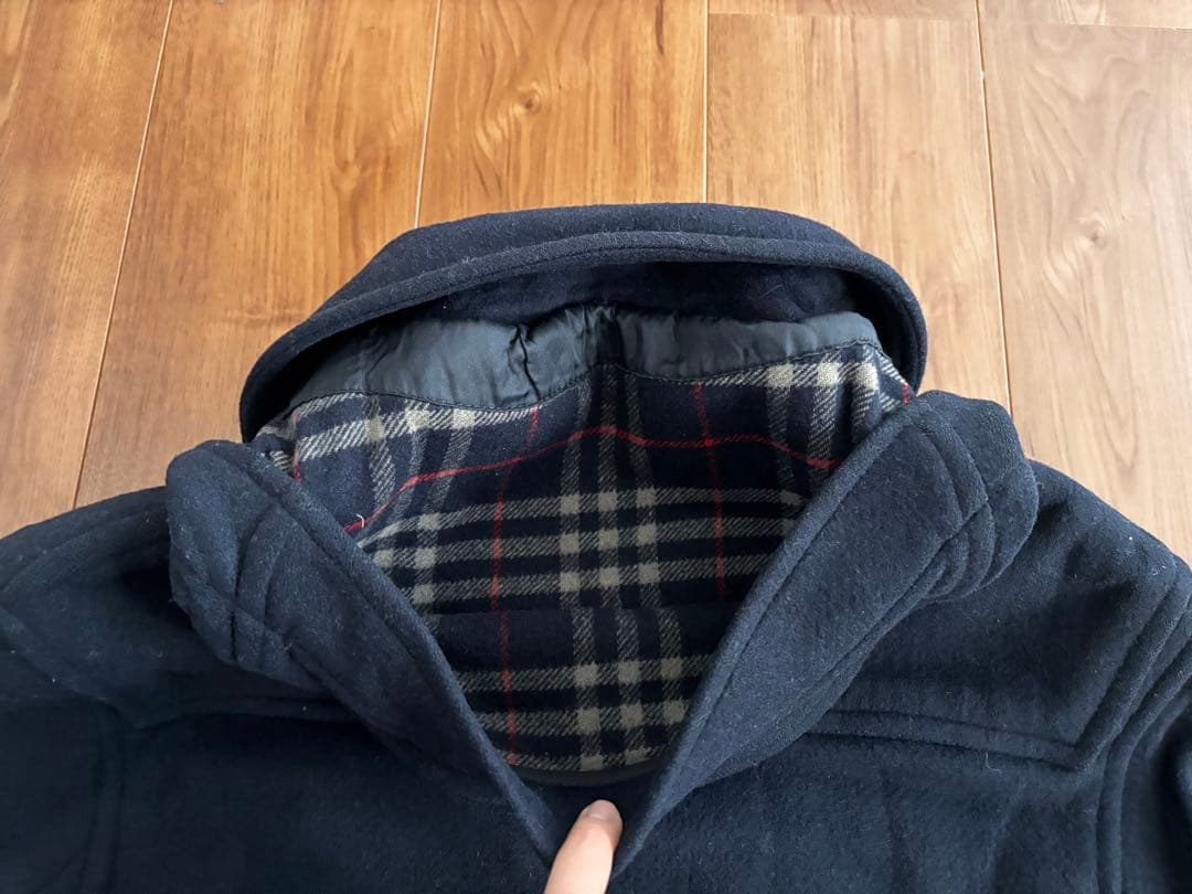次*中様 希少! 90s バーバリー Burberry 英国製 ダッフルコート