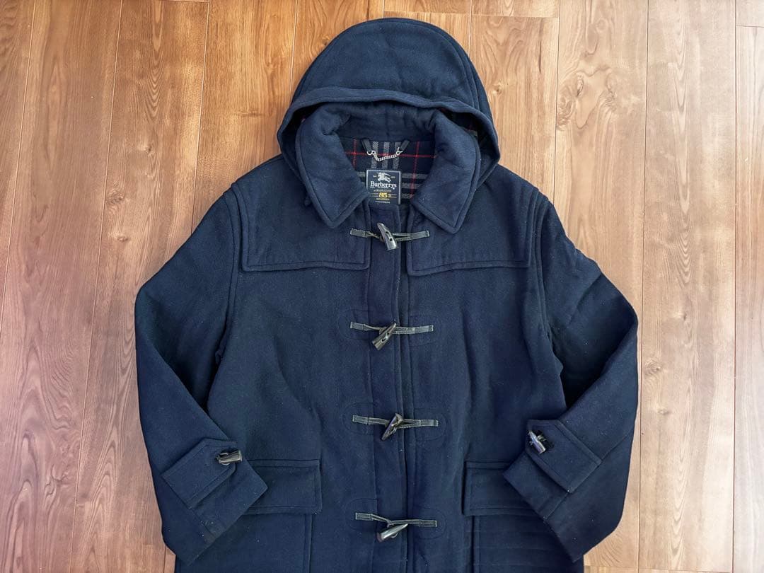 次*中様 希少! 90s バーバリー Burberry 英国製 ダッフルコート