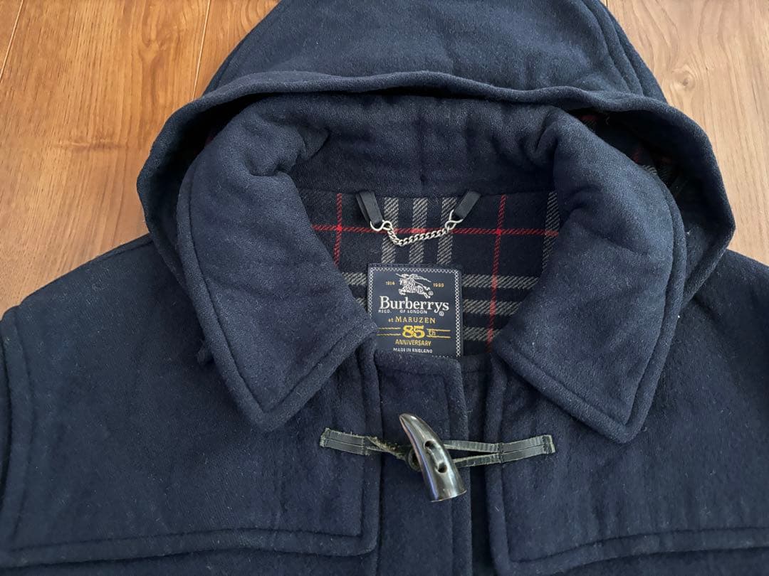 次*中様 希少! 90s バーバリー Burberry 英国製 ダッフルコート