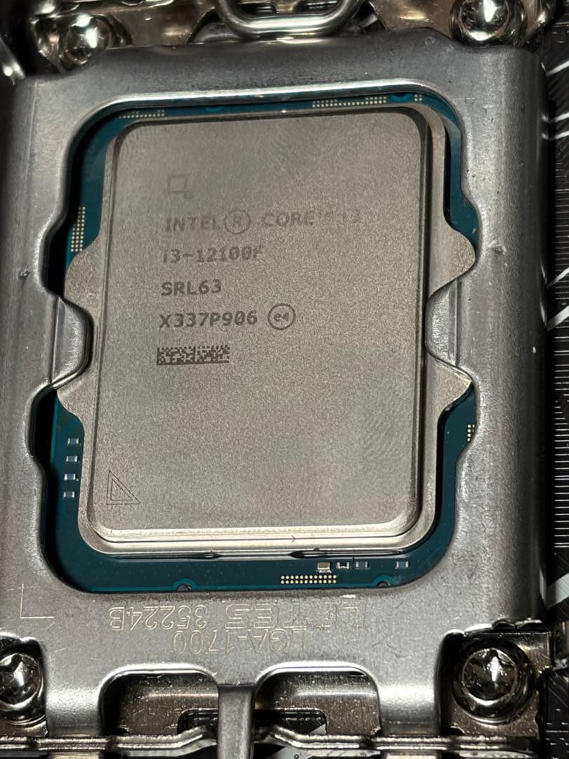 Core i3-12100f ＋ASUS b760m-kd