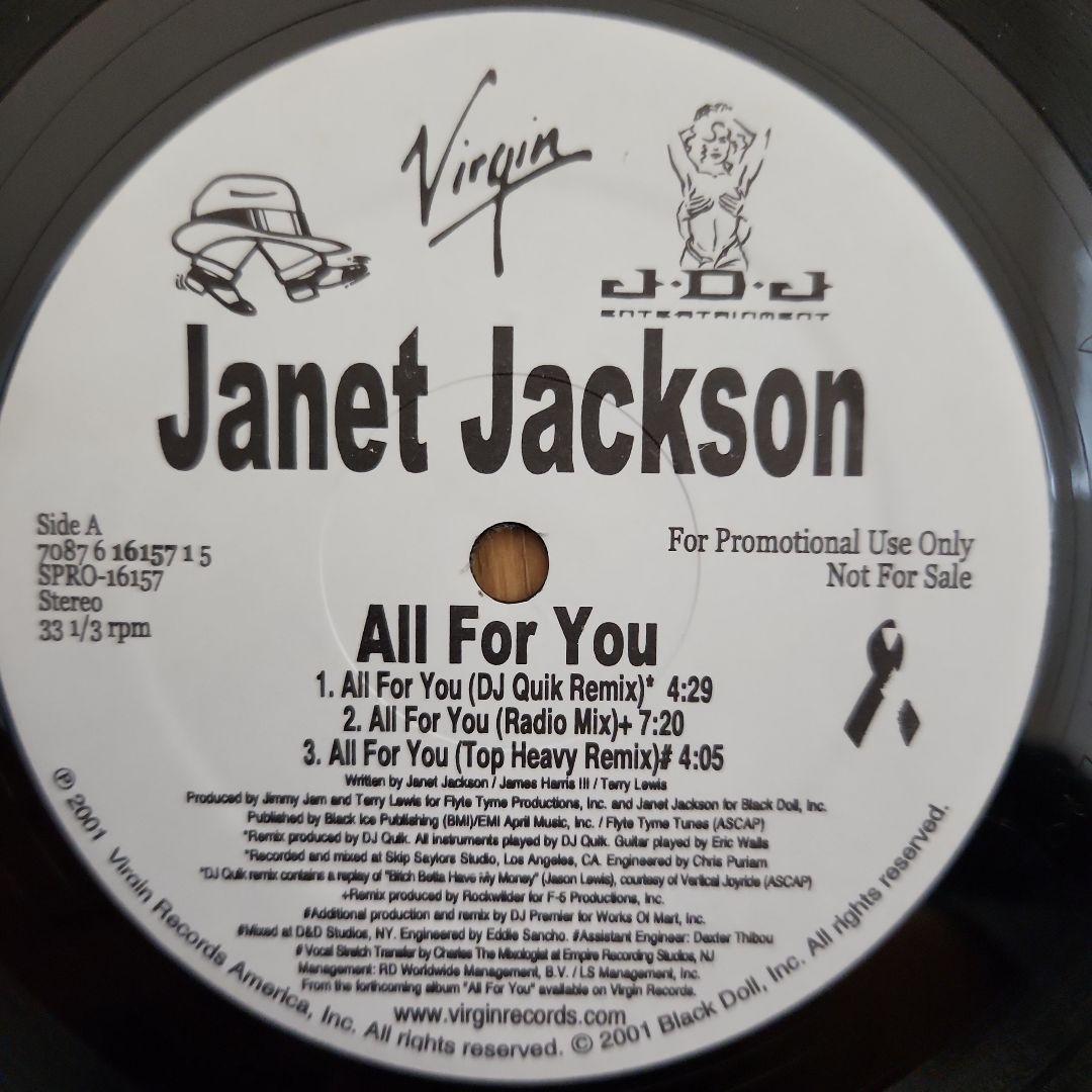 Janet Jackson All For You 12インチシングル