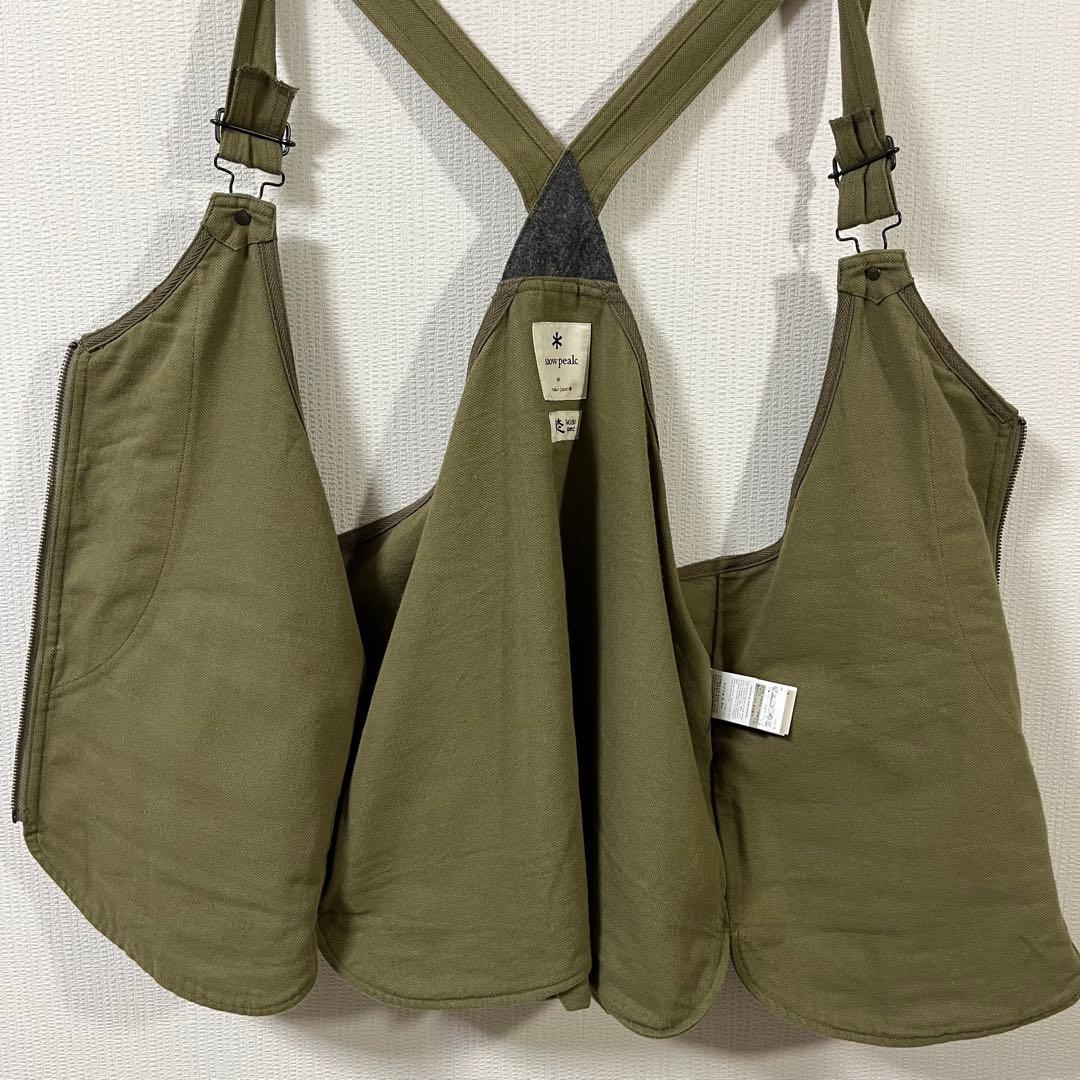 スノーピーク　 peak　タキビダックベスト　Mサイズ　焚き火ベスト