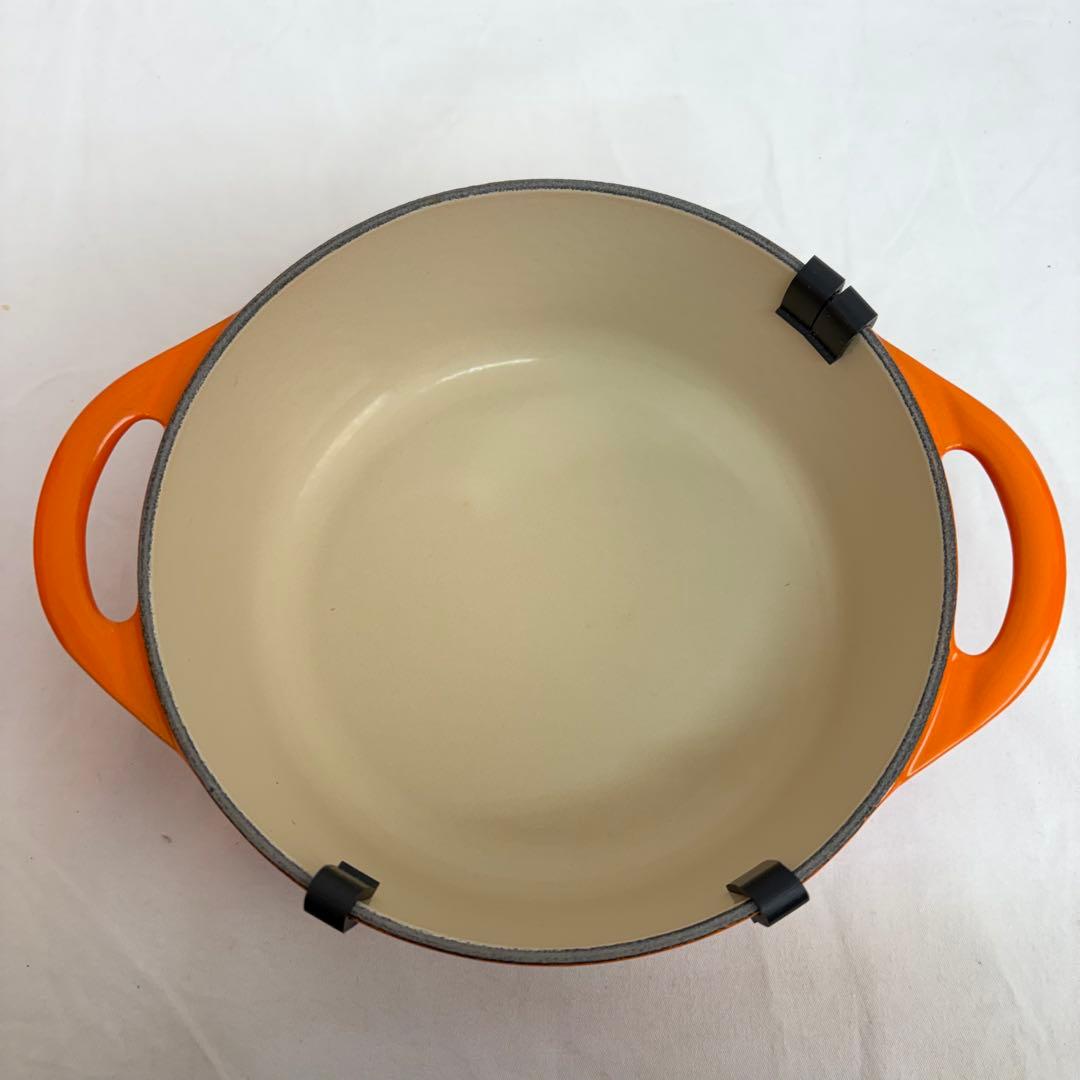 B1748 LE CREUSET ル・クルーゼ 両手鍋18cm グリーン0001