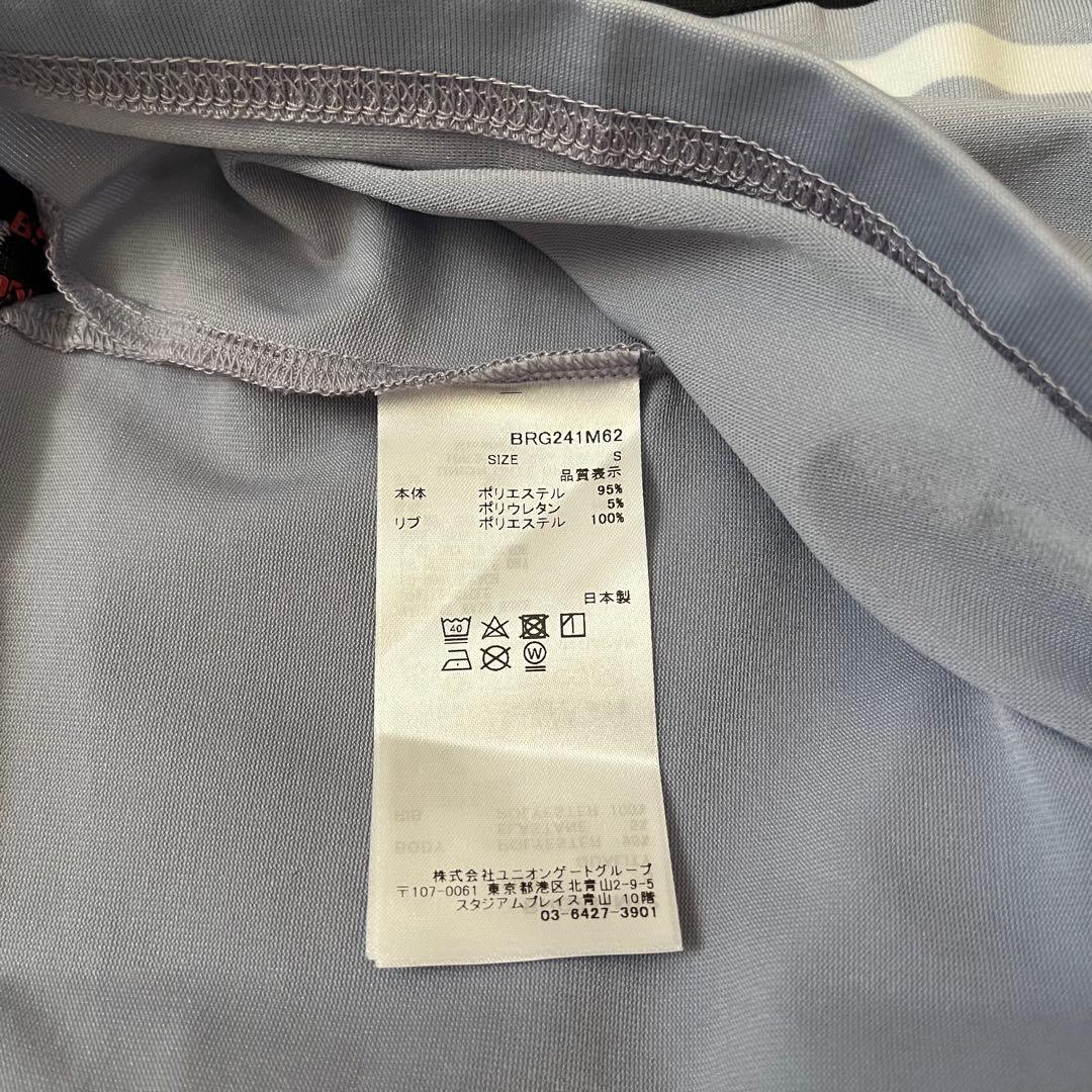 新品★24,200円 BRIEFINGゴルフ 半袖ポロシャツ マリンストライプS