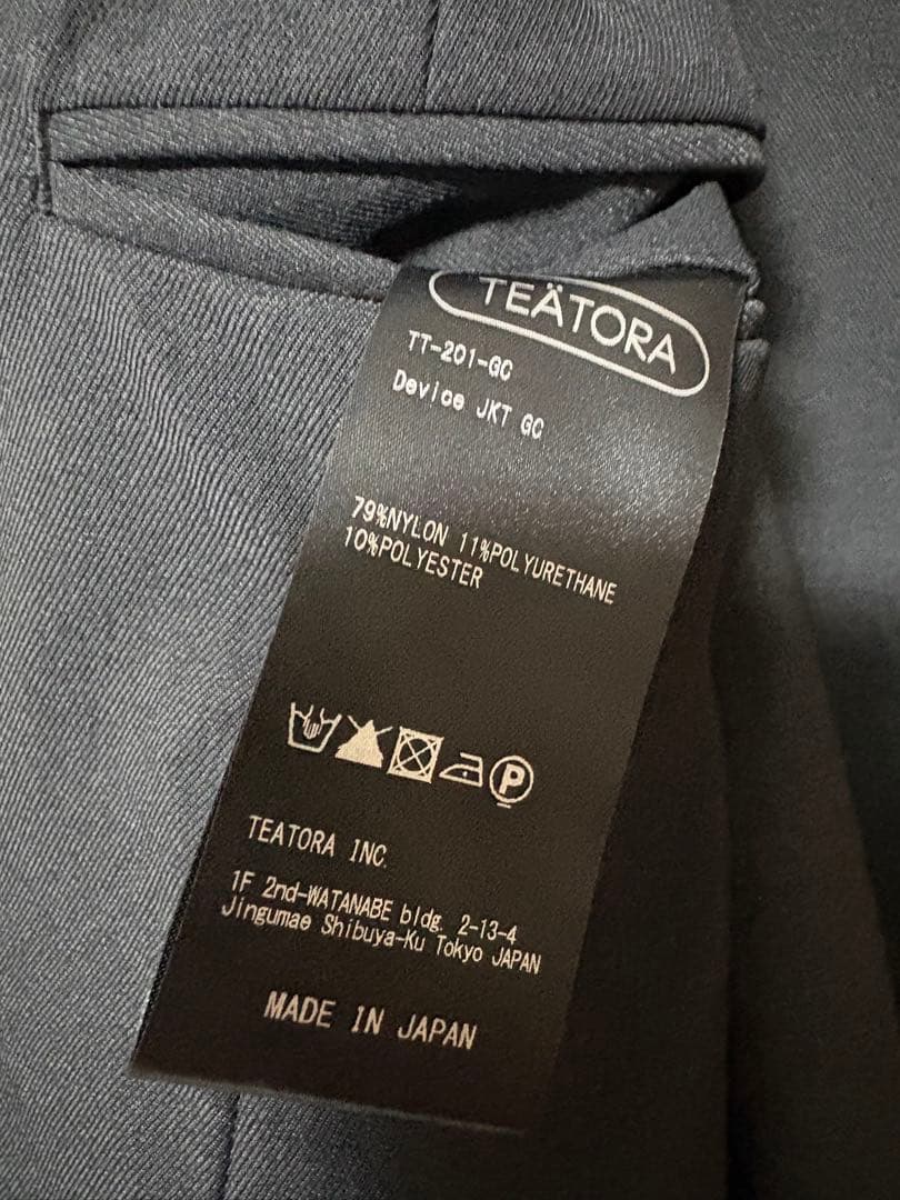 TEATORA テアトラ Device JKT GC サイズ2(M) 新品未使用