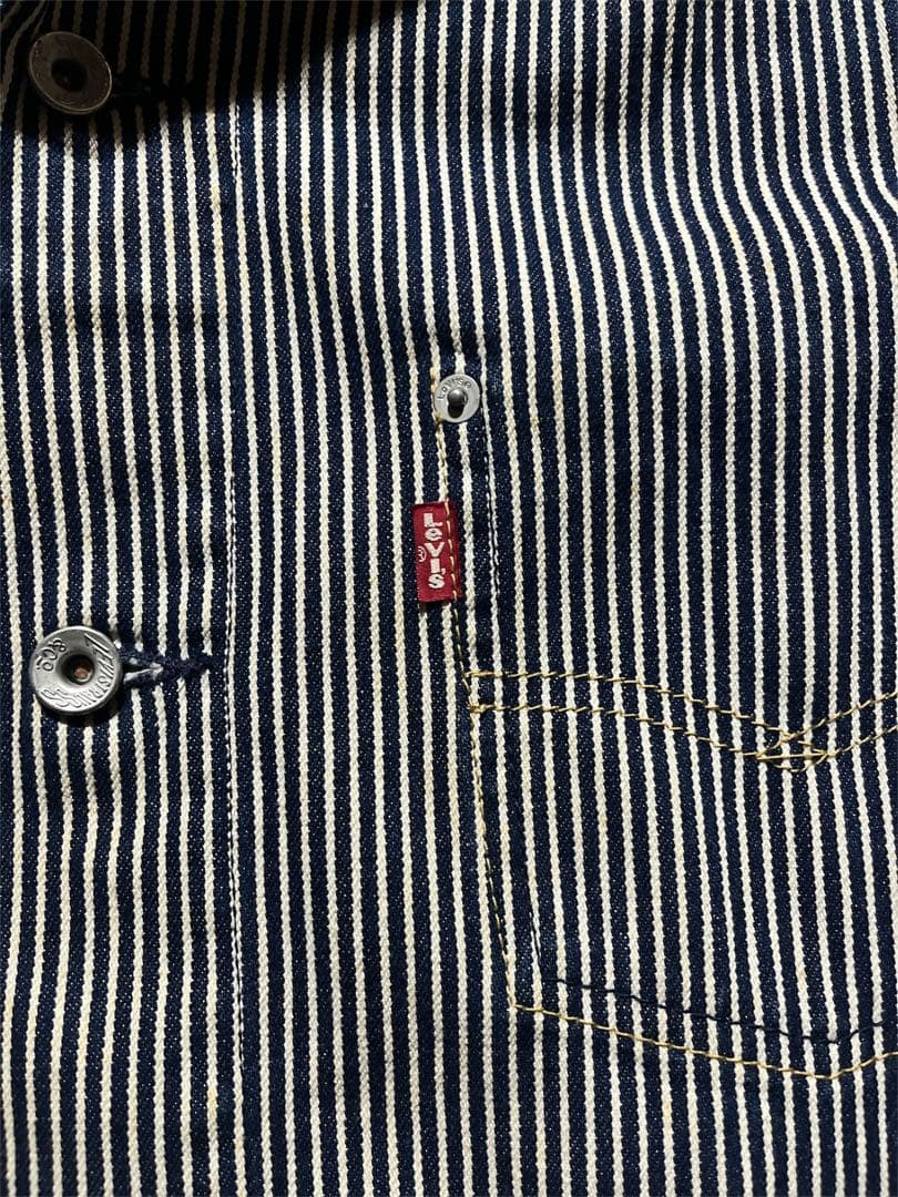 【希少】LEVI'S リーバイス 70740 ヒッコリー カバーオール L