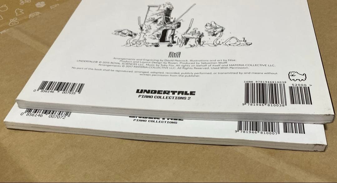 楽譜UNDERTALE Piano Collections, Vol.1&2