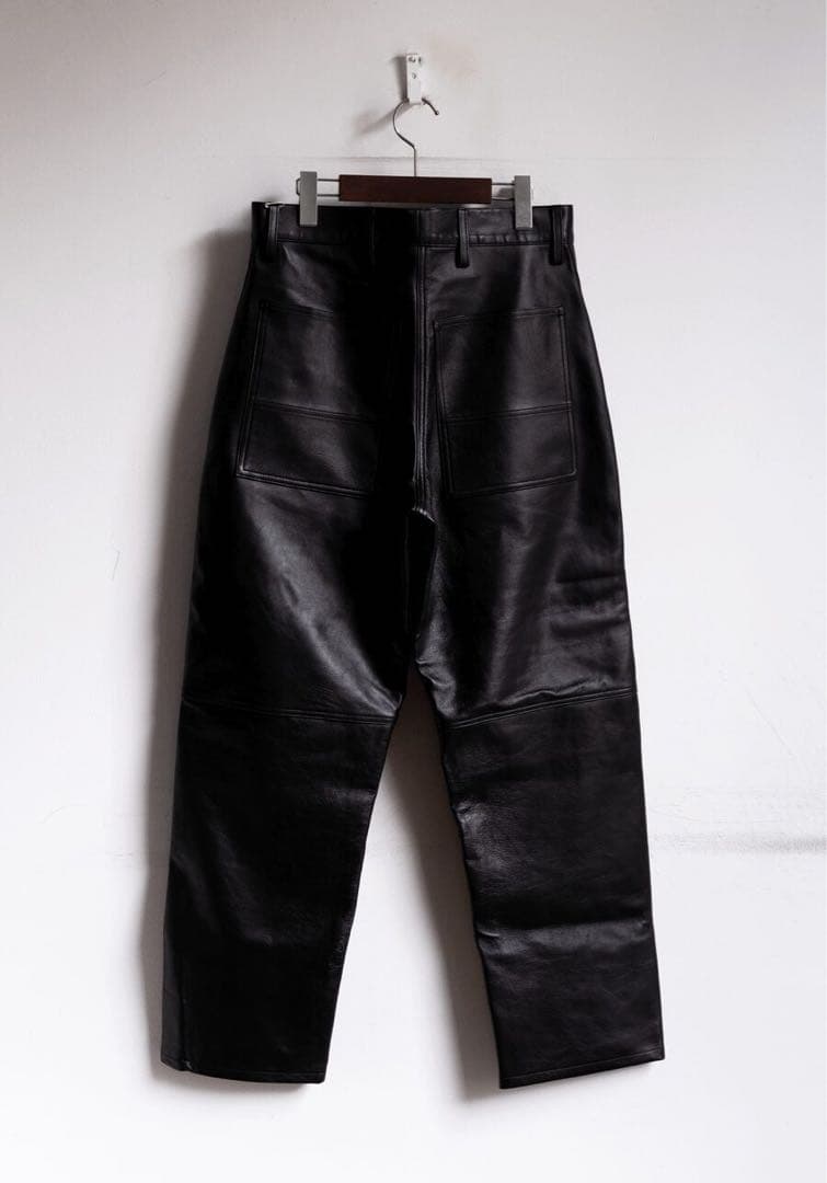 2025AW Cale(カル) LAMBS LEATHER PANTS 3