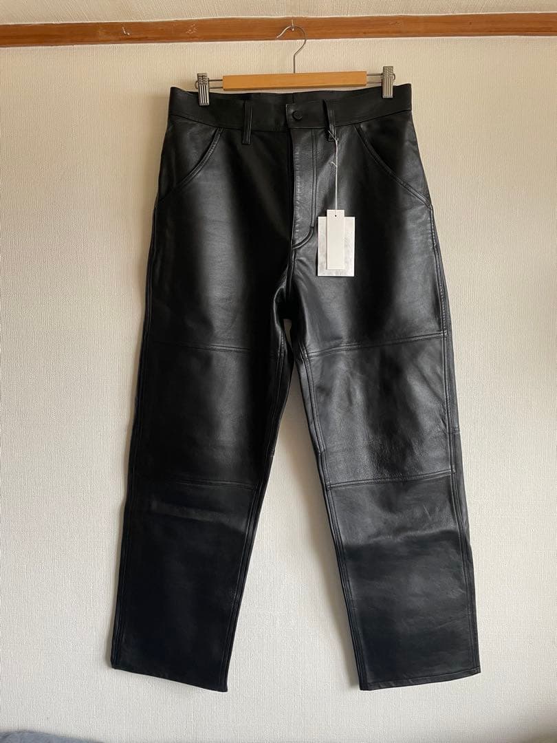 2025AW Cale(カル) LAMBS LEATHER PANTS 3