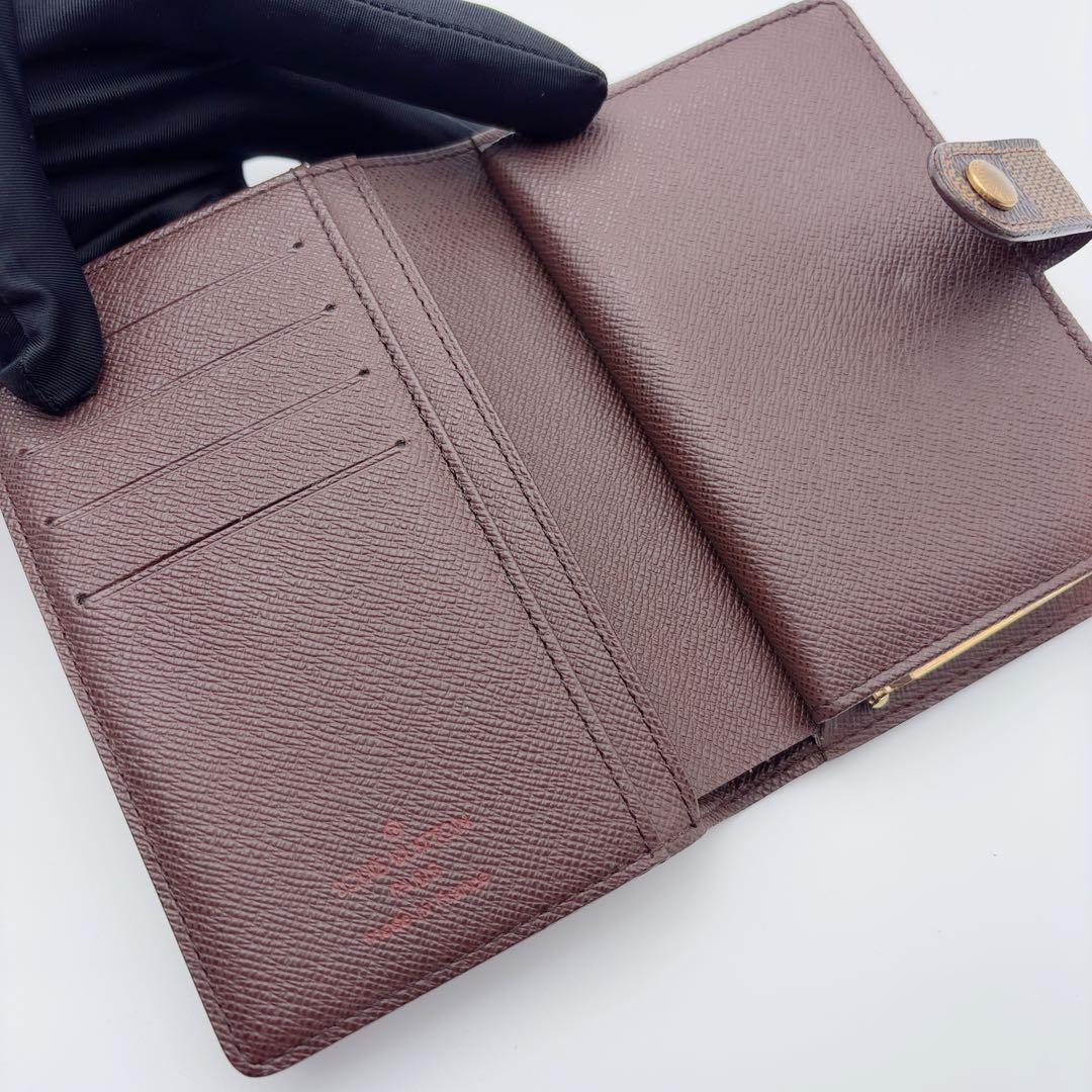 ルイヴィトン ダミエ ポルトフォイユ ヴィエノワ 二つ折り財布 がま口　2