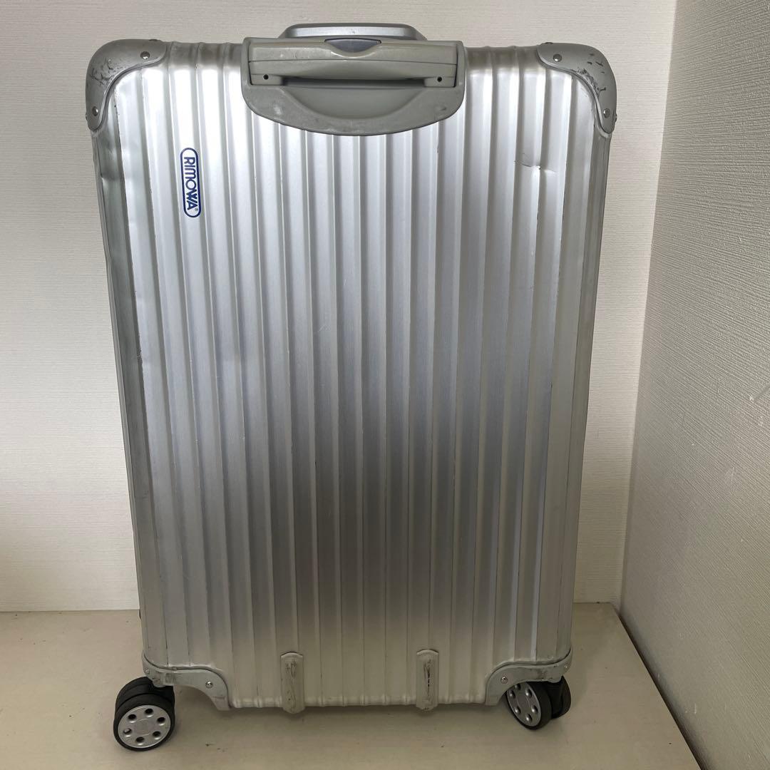 負*犬様 希少 中美品 青ロゴ RIMOWA トパーズ 82L チェックインL相