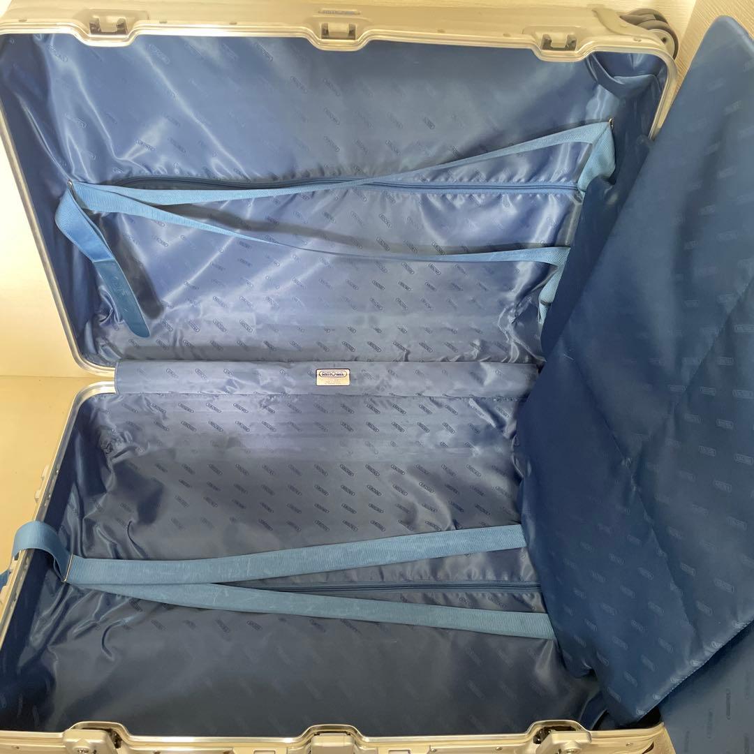 負*犬様 希少 中美品 青ロゴ RIMOWA トパーズ 82L チェックインL相