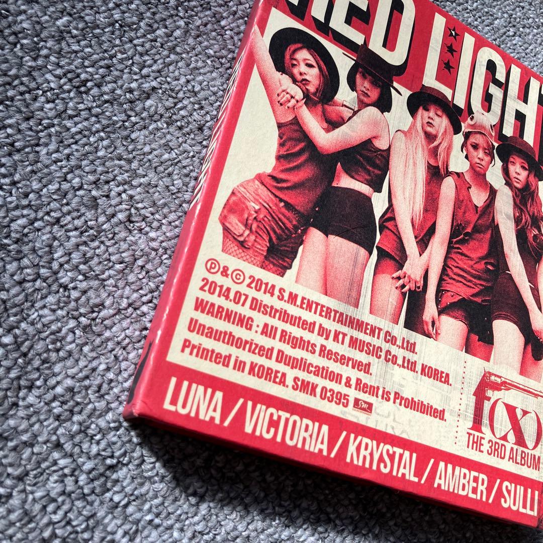 f(x) アルバム red light 韓国盤 CD 公式　ビクトリア　ソルリ