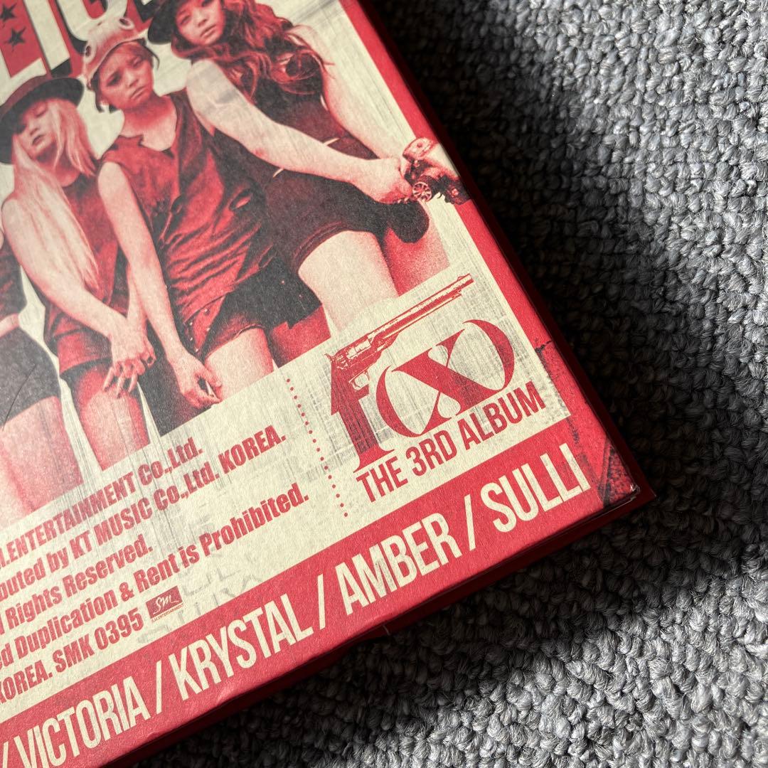 f(x) アルバム red light 韓国盤 CD 公式　ビクトリア　ソルリ