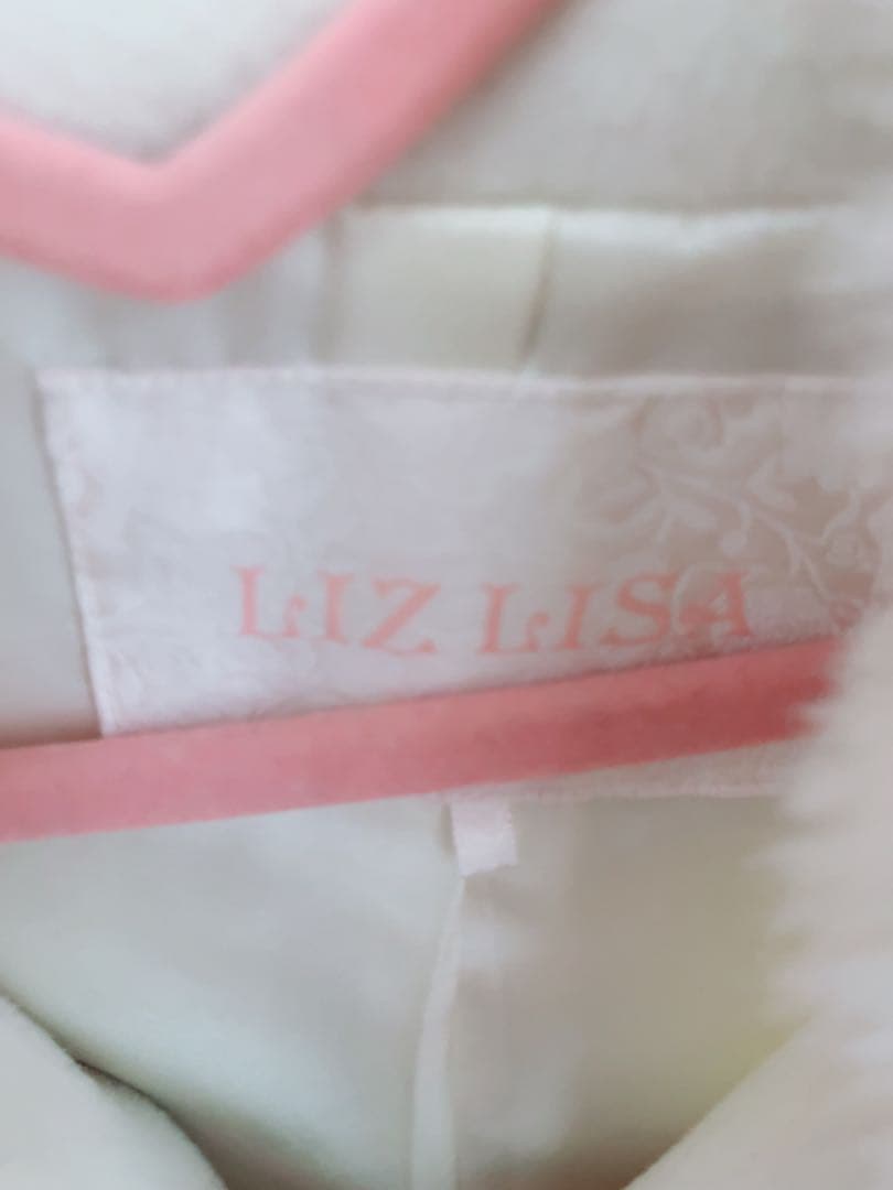 LIZLISA ビジューリボンショートフードコート リズリサ