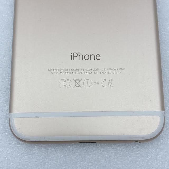 【美品】iPhone6 64GB ゴールド バッテリー92%