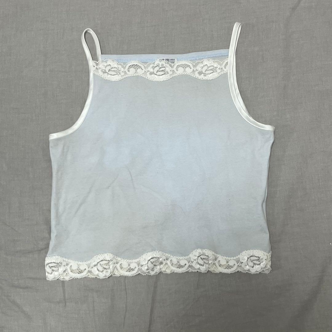 ゆっこ/25SS/レーストリムキャミソール