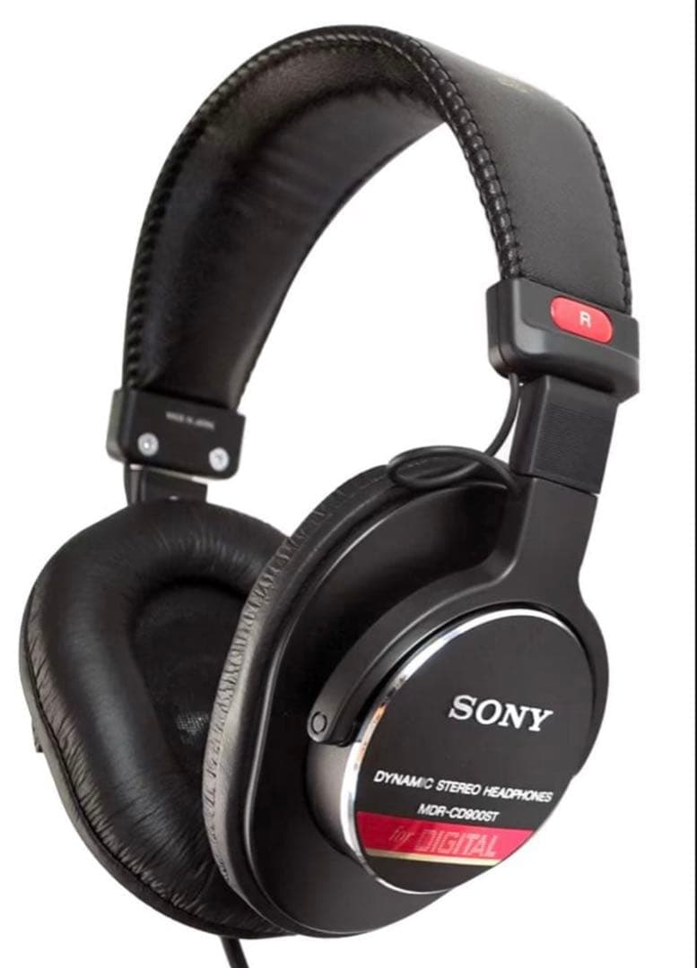 SONY 有線 密閉型スタジオモニターヘッドホン 黒 MDR-CD900ST