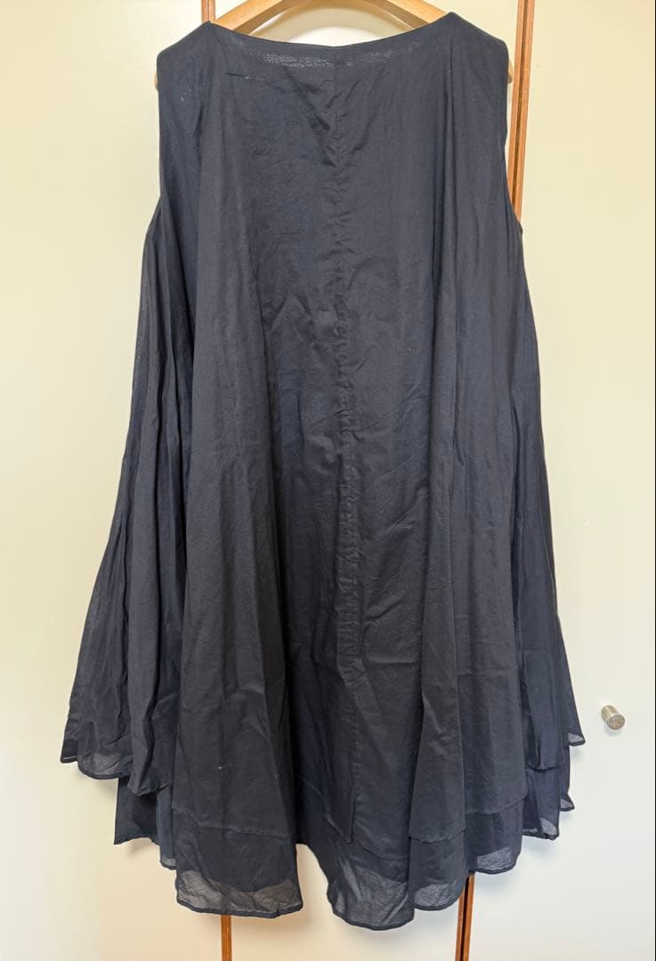 mizuiro ind ノースリーブフレアワンピース 黒　(新品)