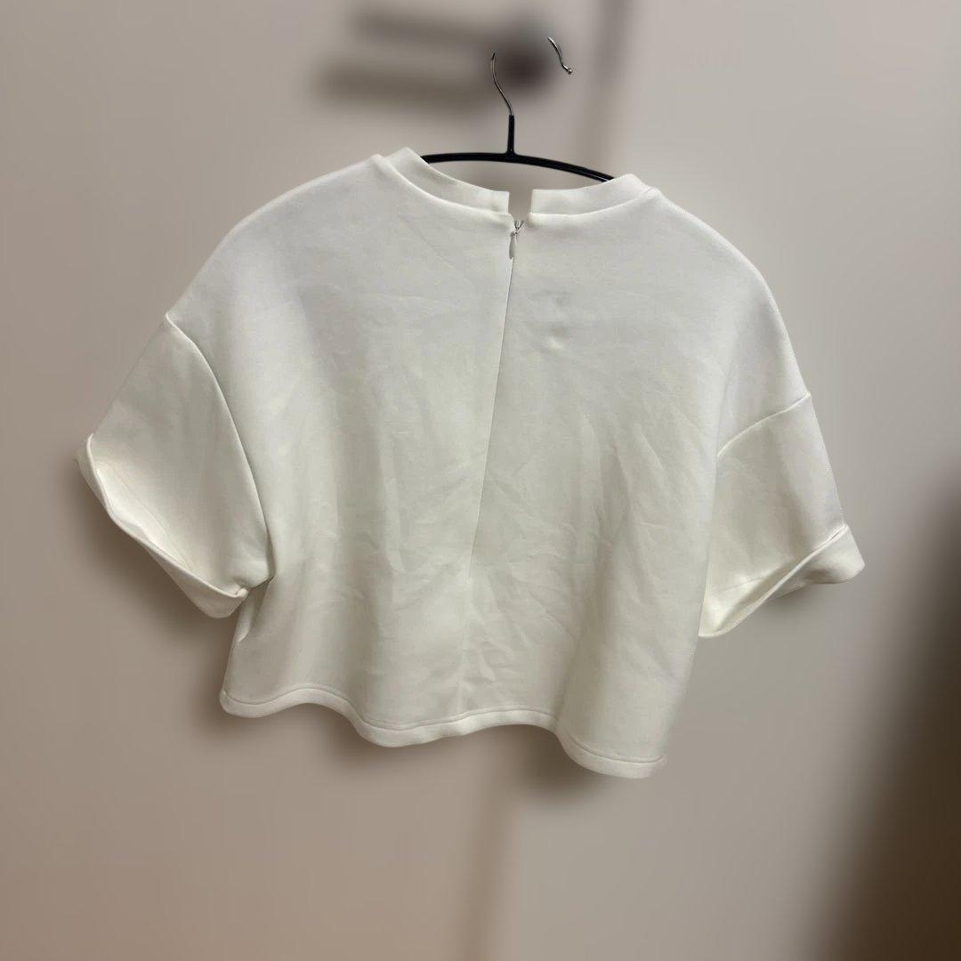 【美品】maison Dolce. フォルムTシャツ ホワイト