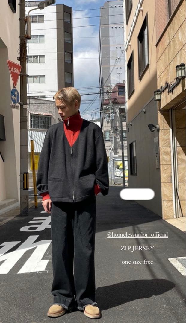 ジャケット・アウター LESS TAILOR \"zip jersey\"
