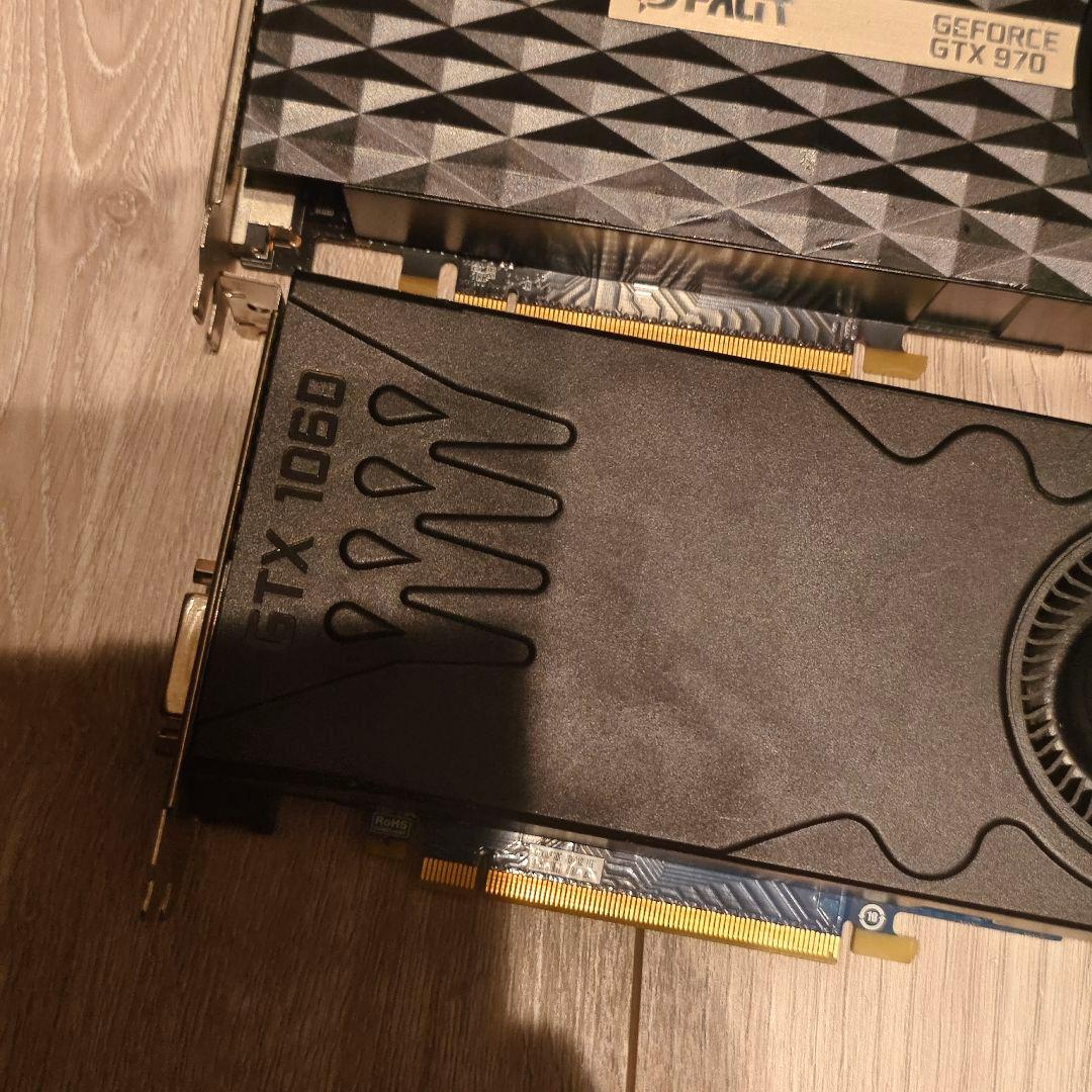 ジャンク・まとめ売りグラボ 4枚セット (RX570/GTX1060,970)