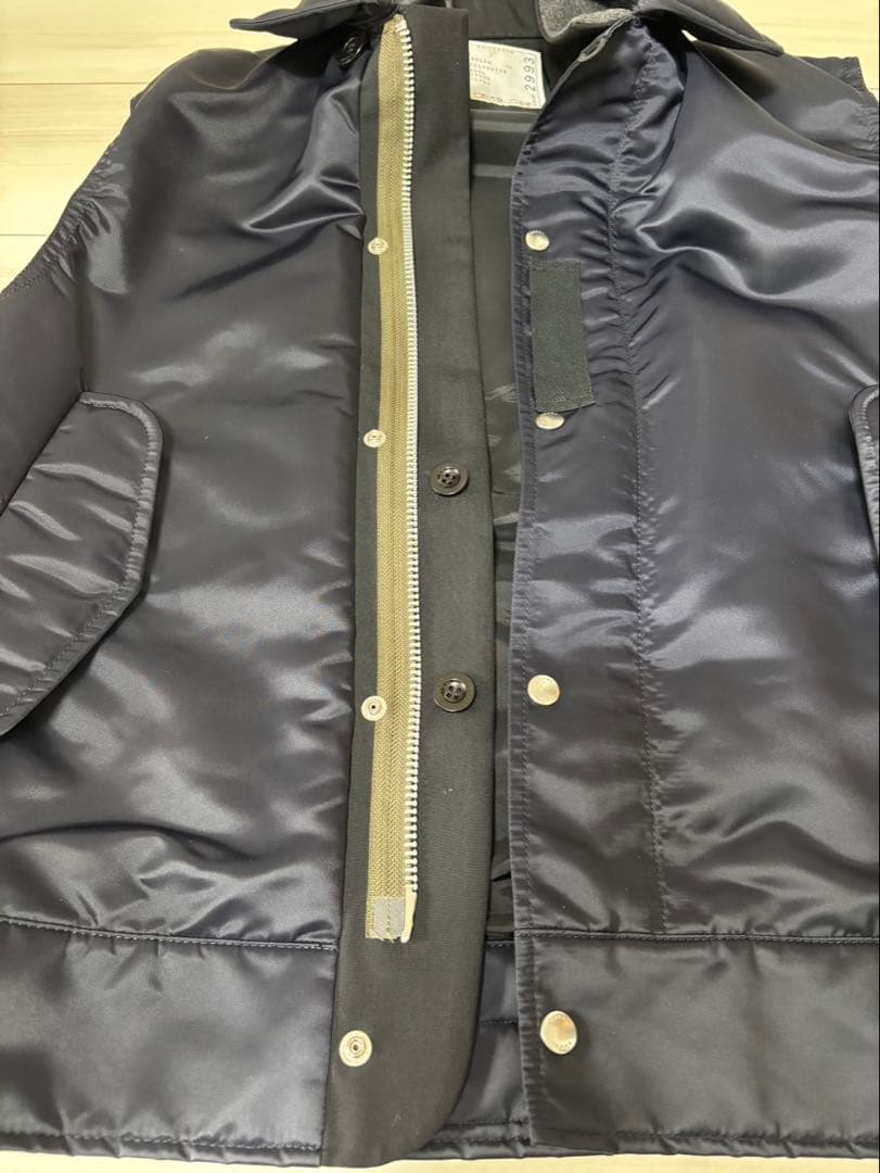 Sacai サカイ 23ss ミリタリーNylon Twill Vest