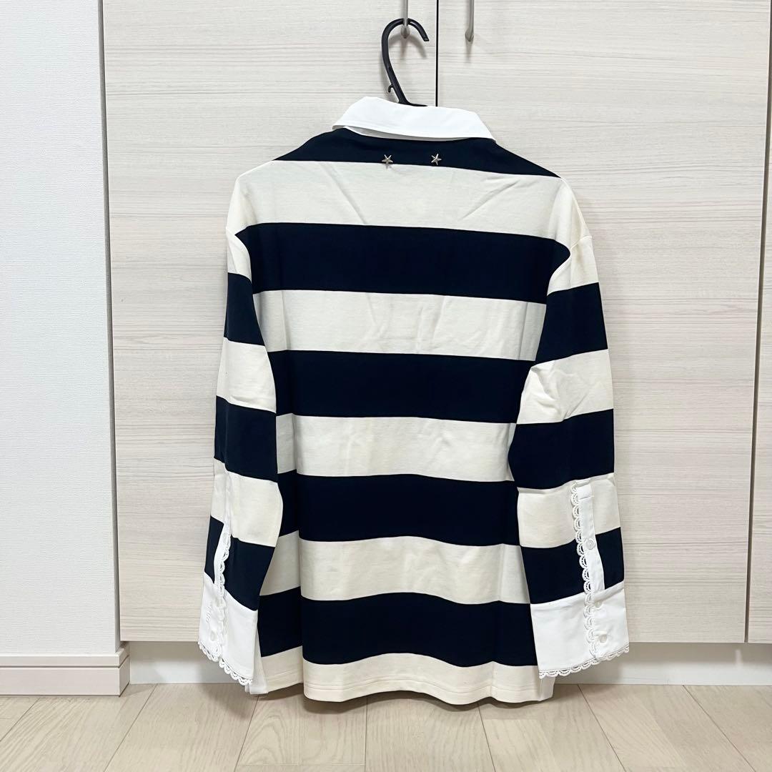 Bibiy. FRANCINE RUGBY TOP ビビィ　 長袖 ボーダー