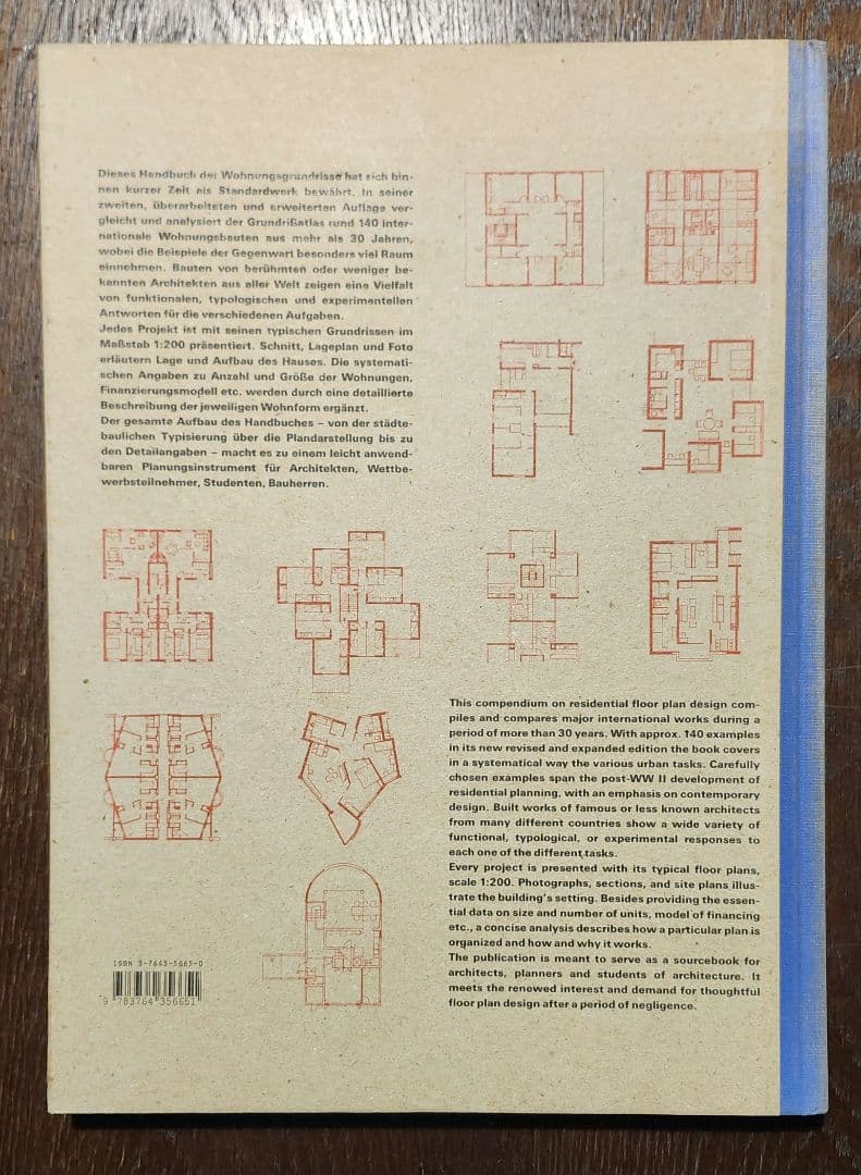Grundrißatlas Floor PlanAtlas BIRKHAUSER