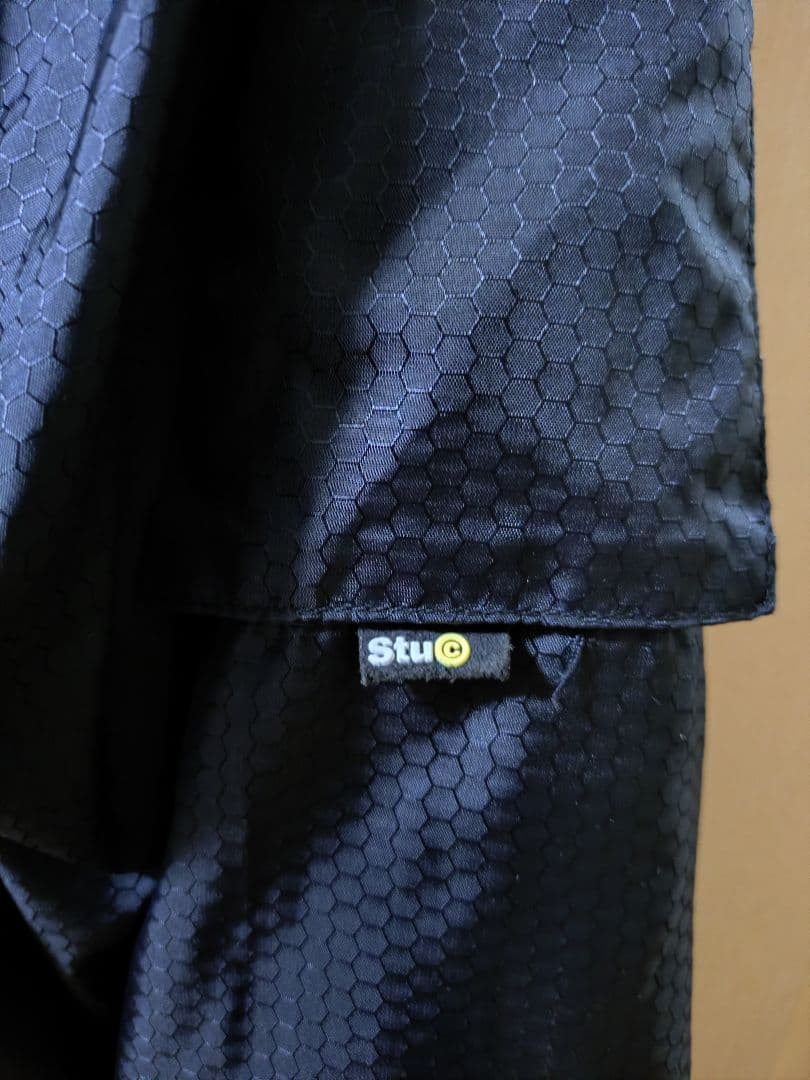 STUSSY　90's ナイロンコート　モッズコート　N-3B XL ブラック