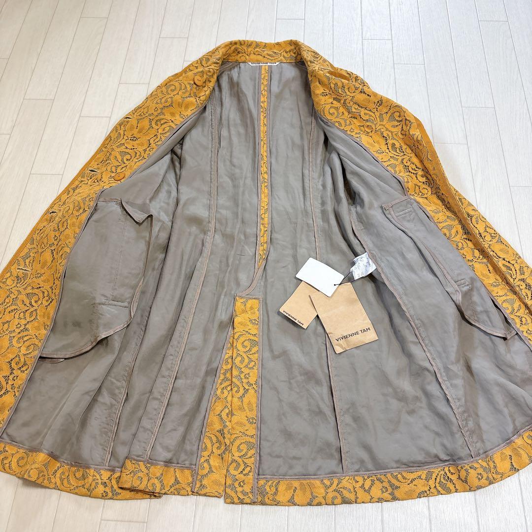 未使用品 VIVIENNE TAM レース 総柄 コート ボタニカル サイズ0