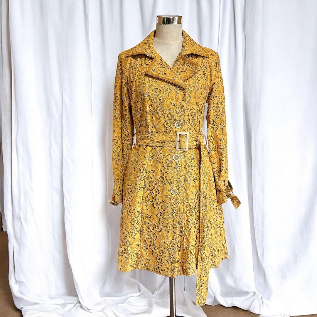 未使用品 VIVIENNE TAM レース 総柄 コート ボタニカル サイズ0