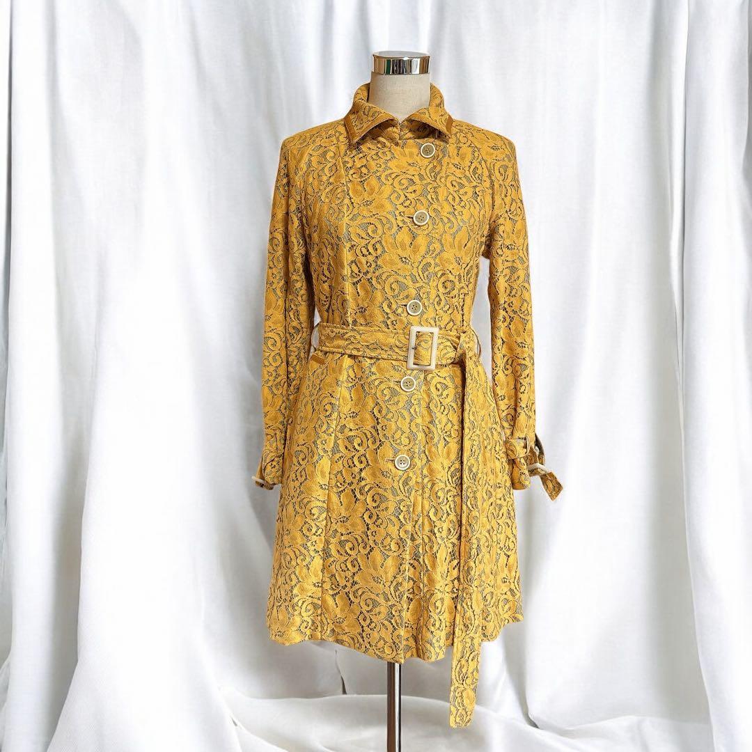 未使用品 VIVIENNE TAM レース 総柄 コート ボタニカル サイズ0