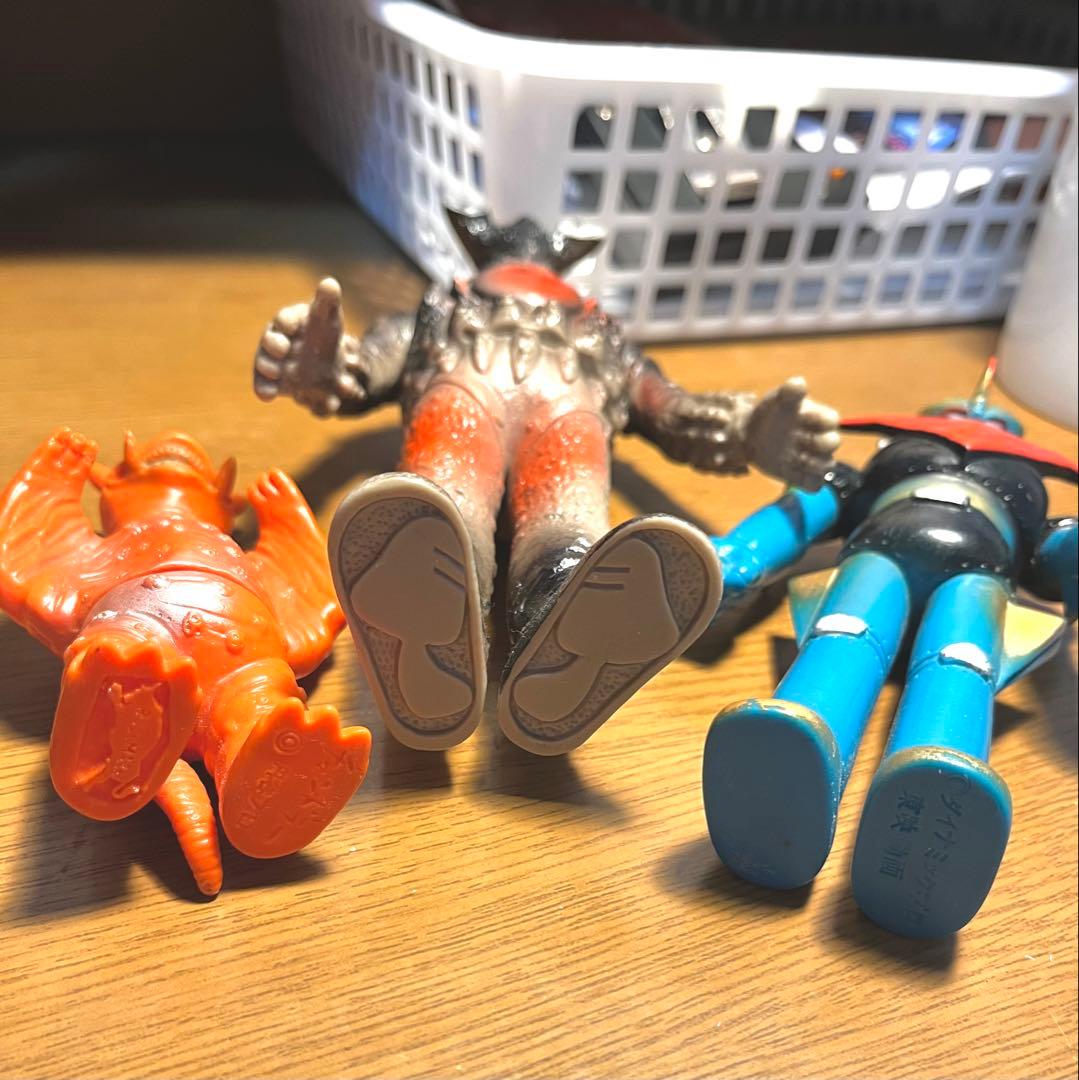 レトロソフビまとめ売り(チャンドラー、ペガッサ星人、グレートマジンガー)値下げ中