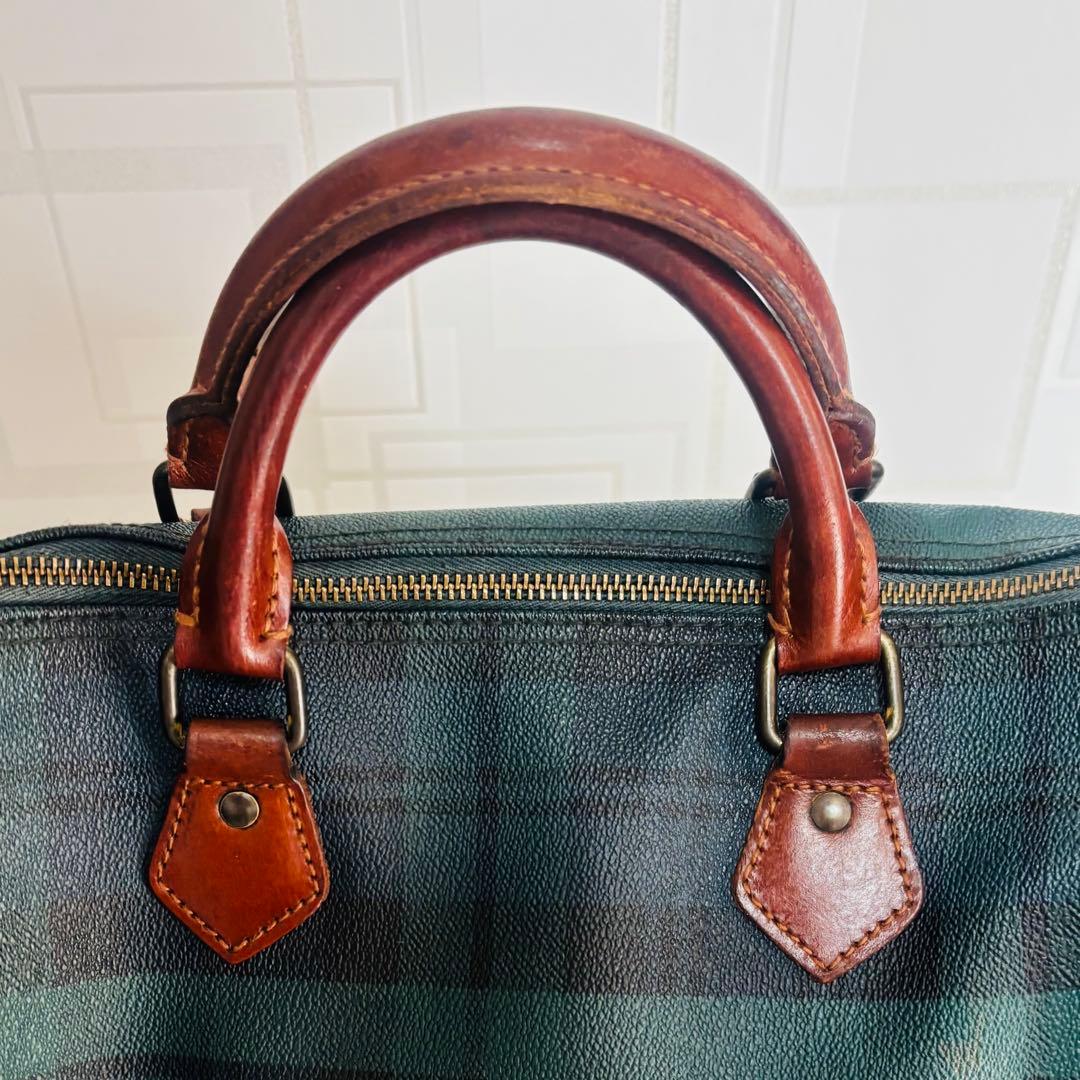 Polo Ralph Lauren ミニボストンバッグ ブラックウォッチチェック