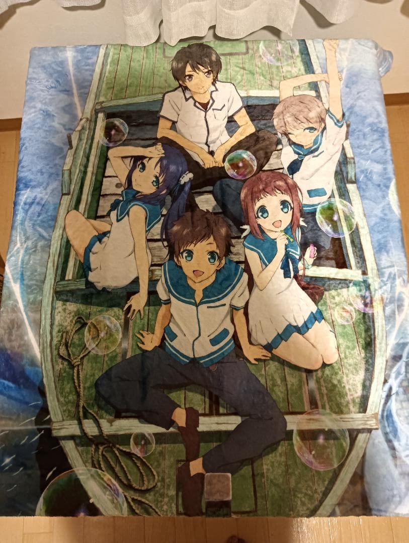 凪のあすから もふもふビッグタオル 150×100cm 撮影時のみ開封新品に近い