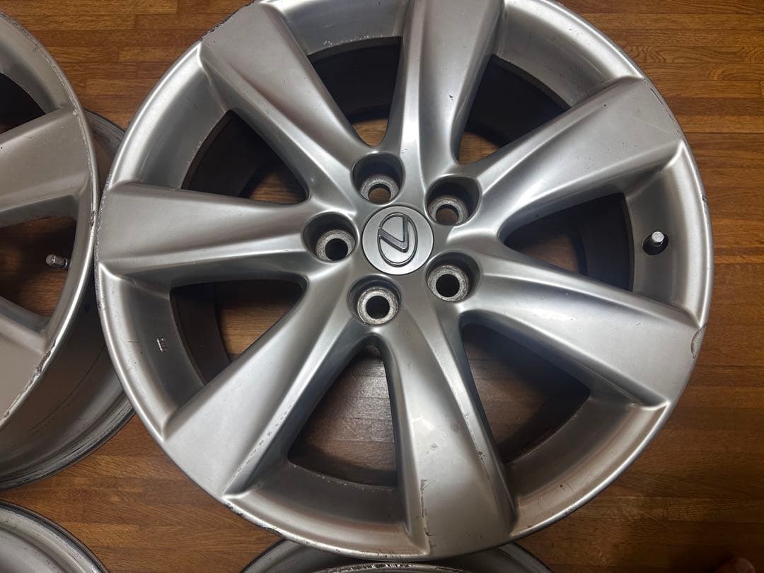 レクサスLEXUS 460ホイール4本 PCD120 5穴