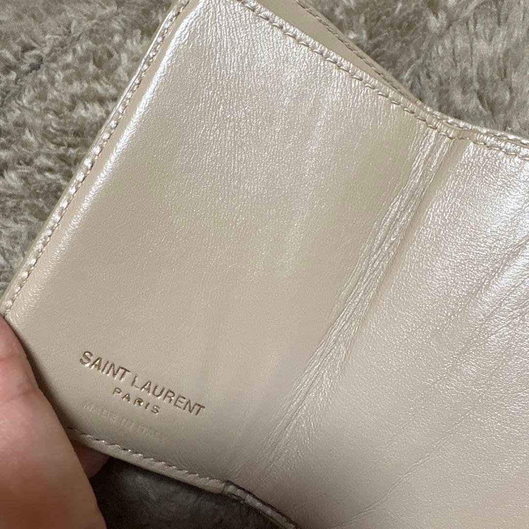 サンローラン SAINT LAURENT 3つ折り財布