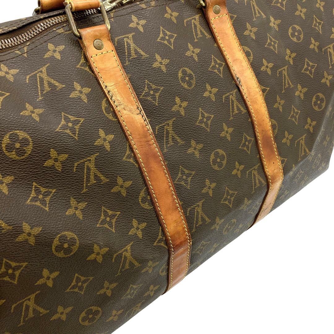 【LOUIS VUITTON】キーポル バンドリエール50 モノグラム　旅行鞄