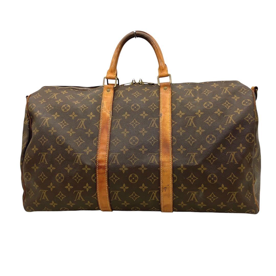 【LOUIS VUITTON】キーポル バンドリエール50 モノグラム　旅行鞄