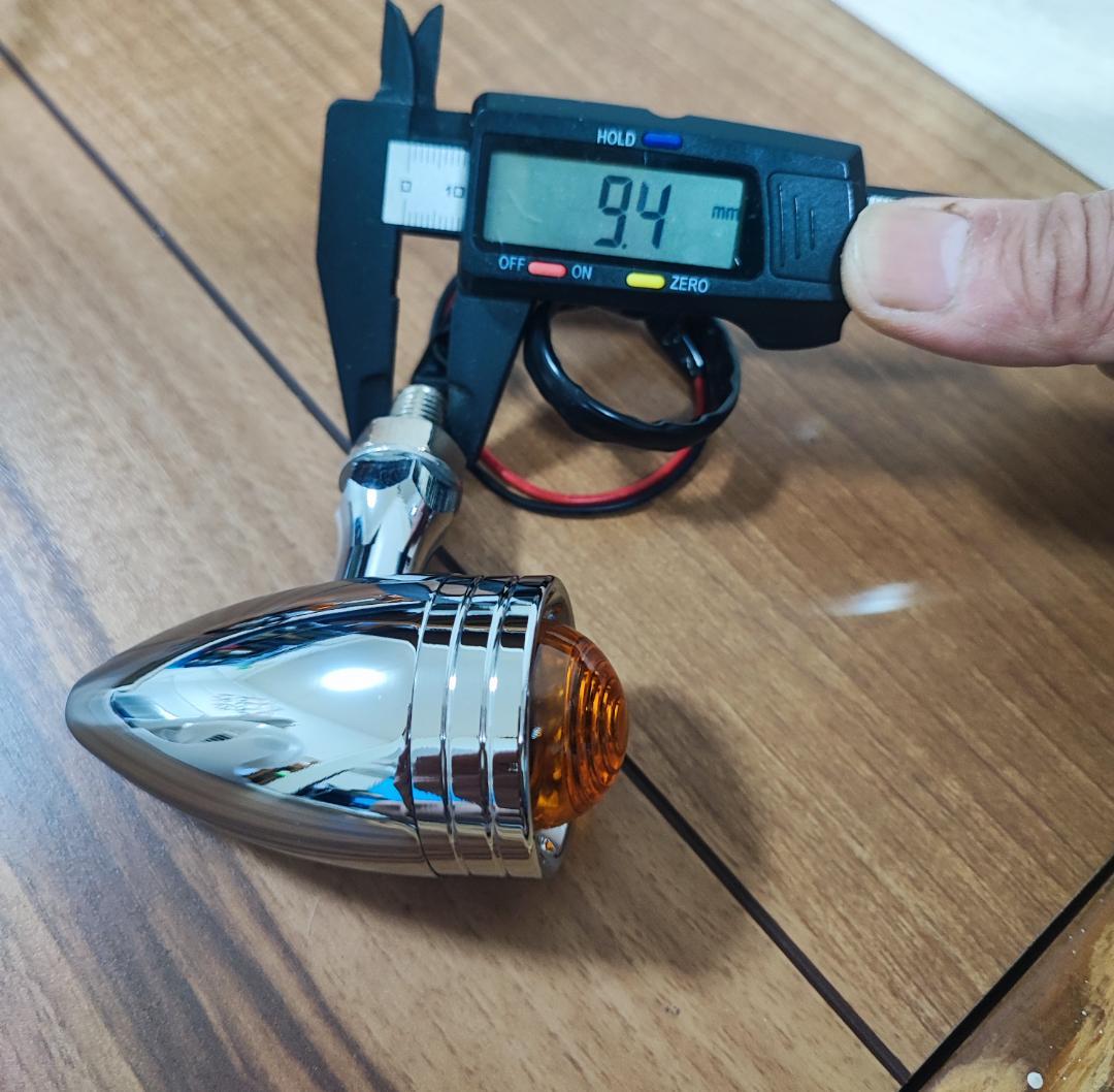 メッキバレット　12Ｖ　LED　 ウインカー　4個セット